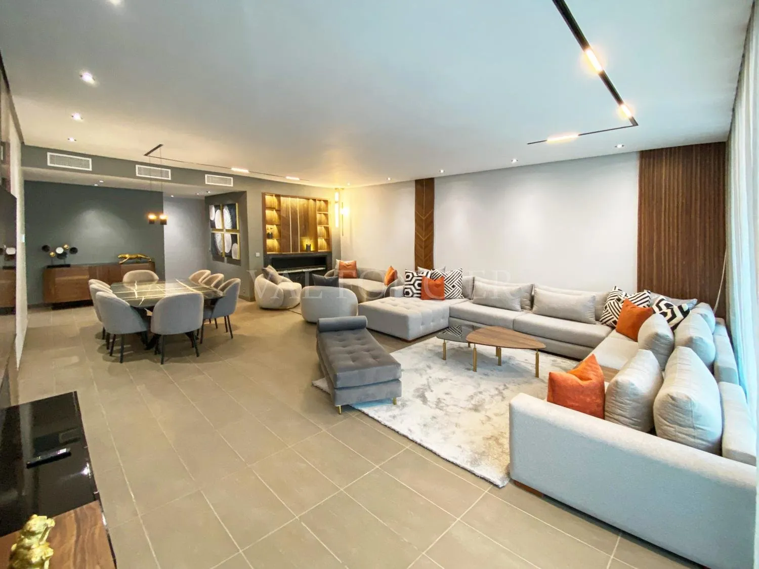 Location appartement luxueux meublé 186m2 3chambres à Ain Diab, Casablanca - الدار البيضاء (3)