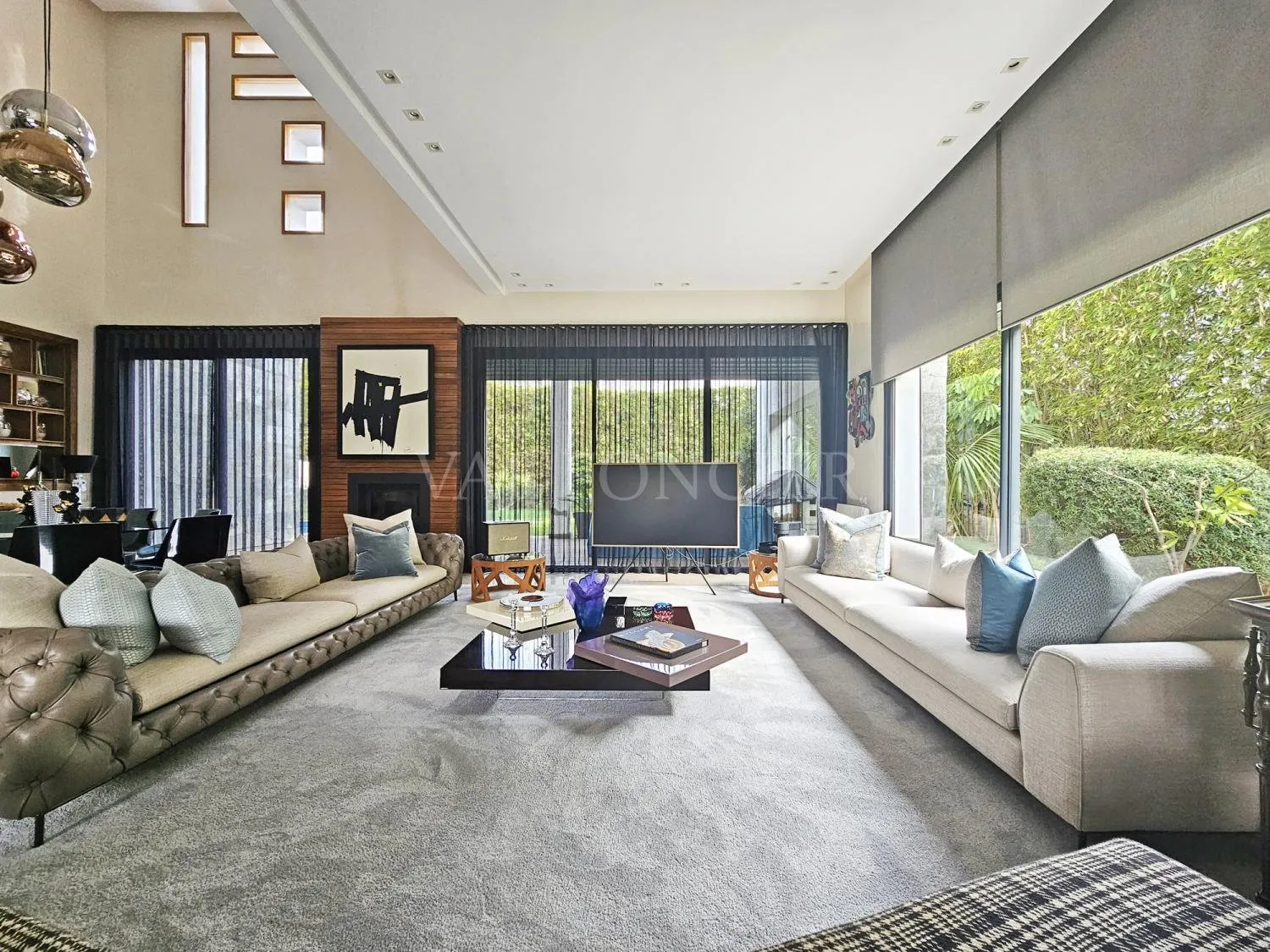 Location sublime villa moderne 640m2 4chambres avec piscine, Bouskoura - الدار البيضاء (4)