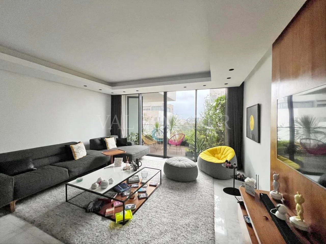 Location appartement exceptionnel meublé moderne avec terrasse, Casablanca Finance City - الدار البيضاء