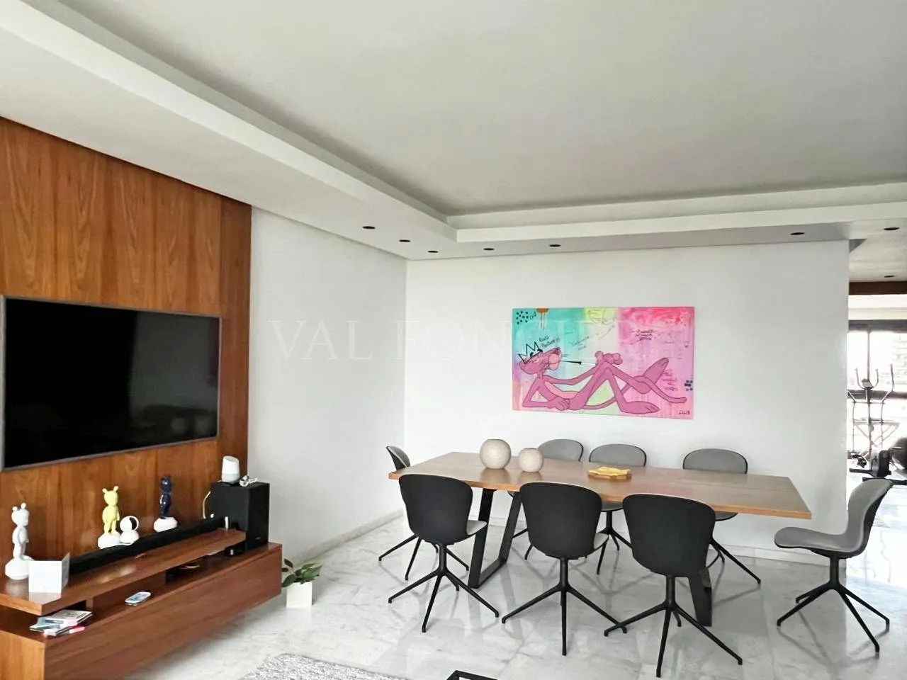 Location appartement exceptionnel meublé moderne avec terrasse, Casablanca Finance City - الدار البيضاء (4)