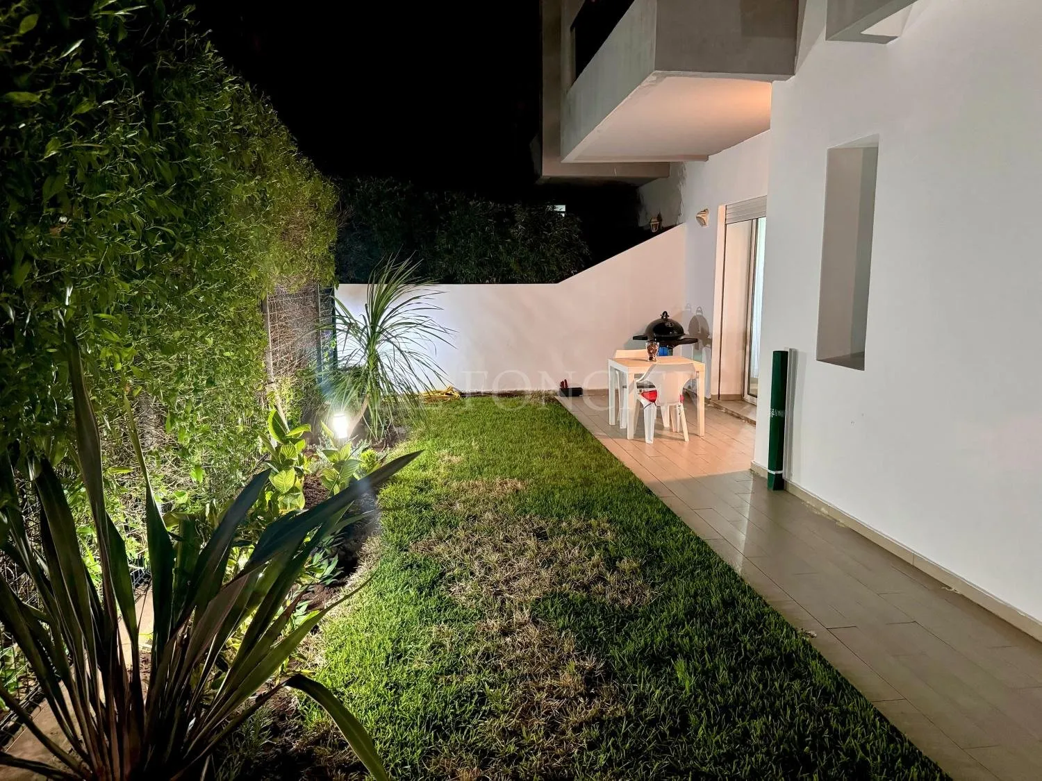 Location rez de jardin meublé 2chambres Ville Verte Bouskoura - الدار البيضاء (2)