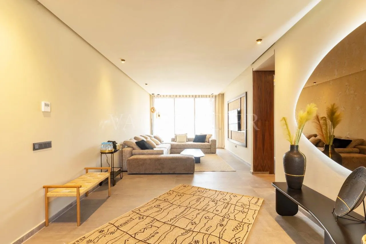 Location appartement exceptionnel 2chambres meublé moderne avec terrasse Palmier, Casablanca - الدار البيضاء (3)