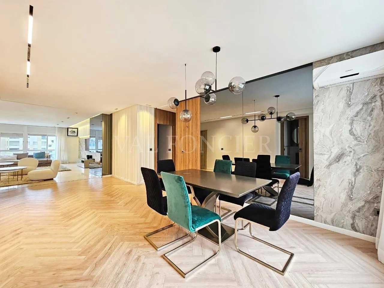 Location luxueux appartement meublé moderne 2chambres à Racine, Casablanca - الدار البيضاء (3)