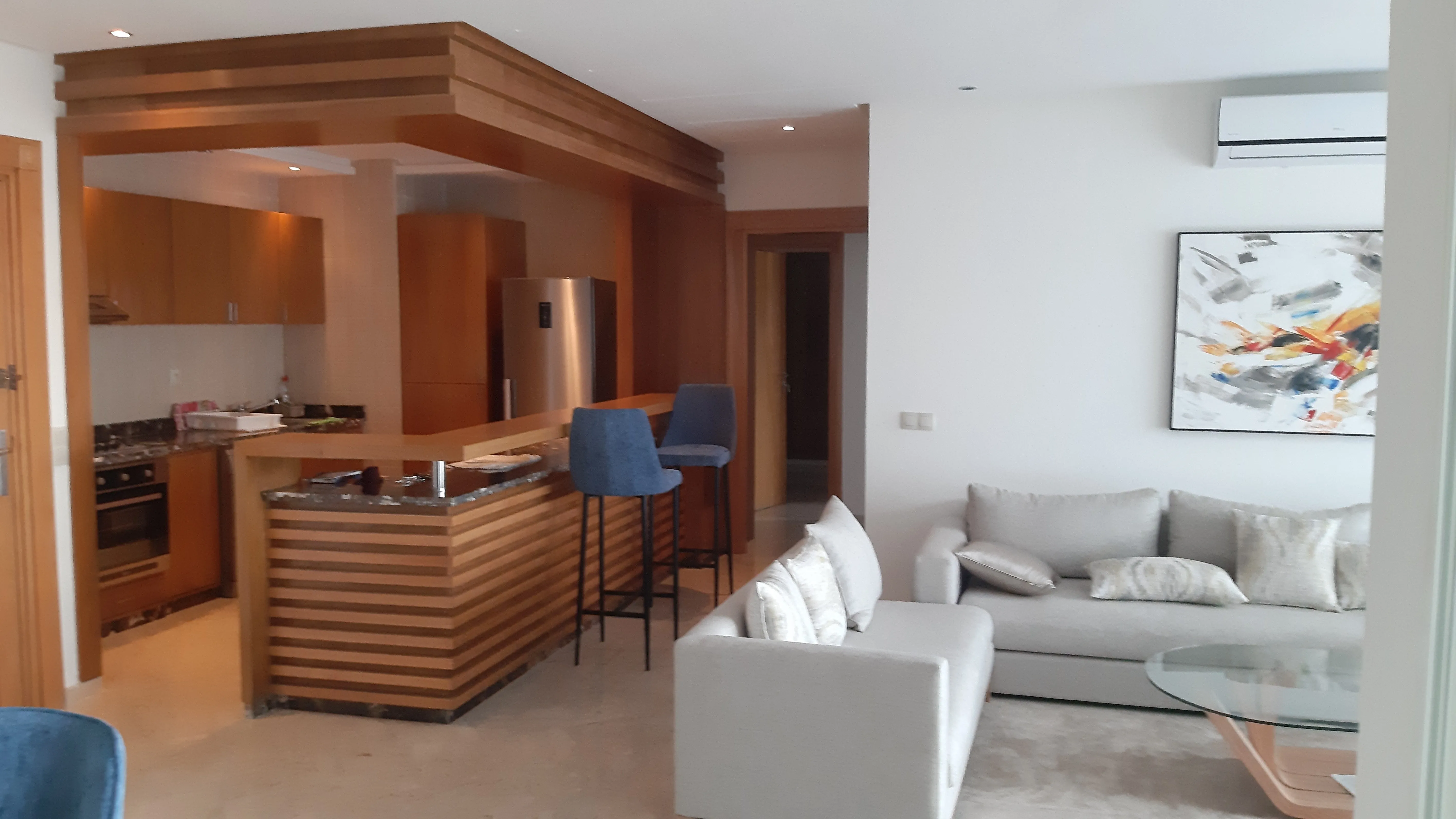 APPARTEMENT MEUBLE A LOUER A DAR BOUAZZA - الدار البيضاء (2)