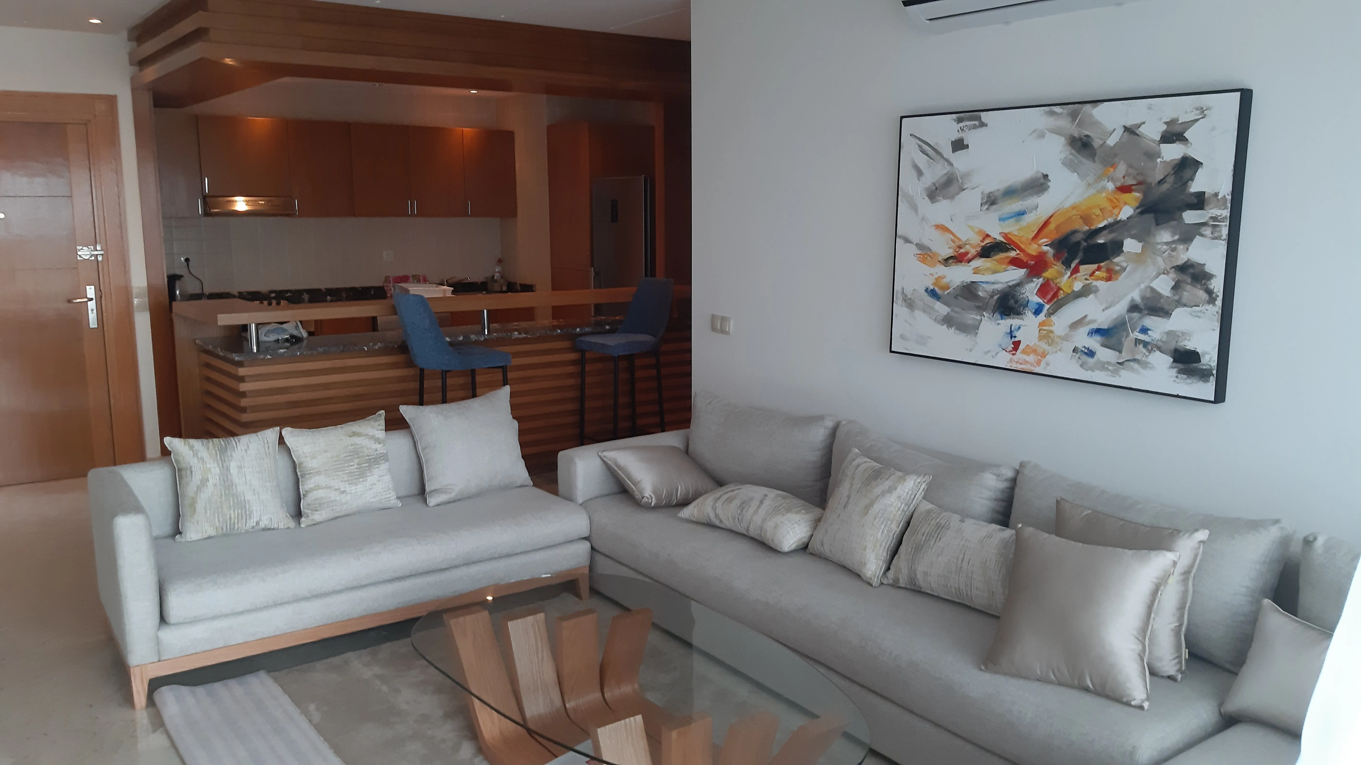 APPARTEMENT MEUBLE A LOUER A DAR BOUAZZA - الدار البيضاء (3)