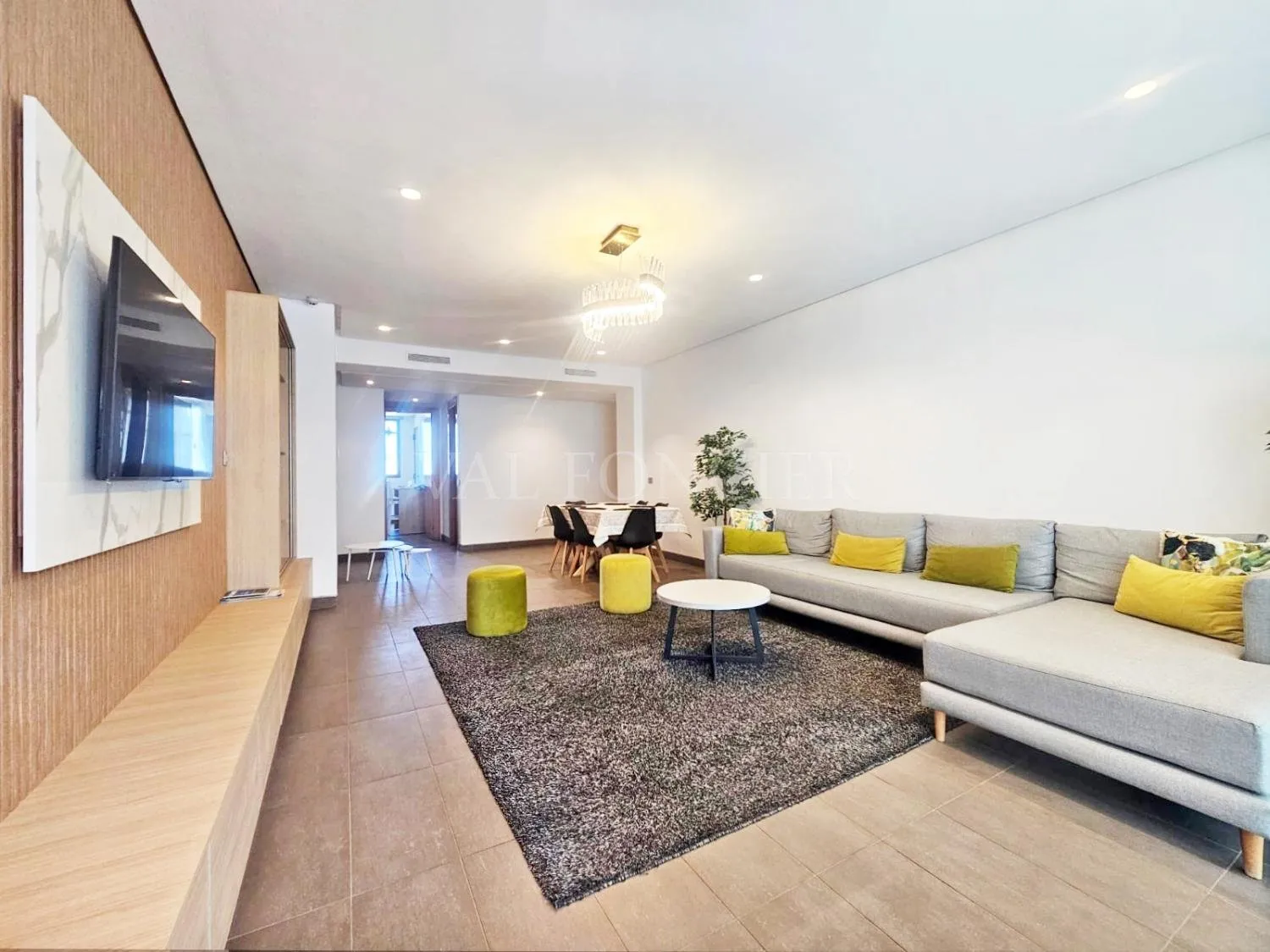 Location Appartement meublé 2chambres avec balcon Ain Diab, Casablanca - الدار البيضاء