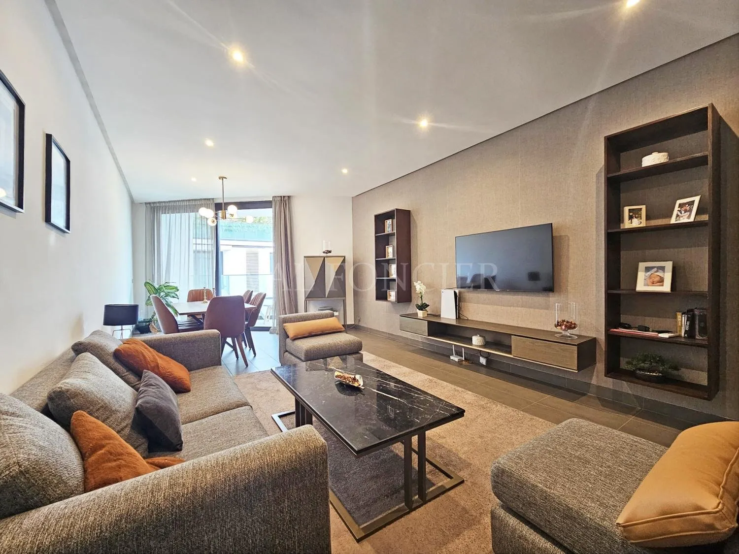 Location appartement 2chambres meublé moderne à Anfaplace, Ain Diab - الدار البيضاء (3)