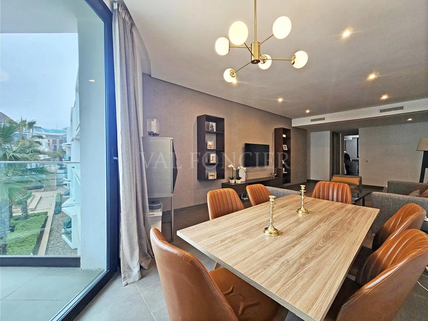 Location appartement 2chambres meublé moderne à Anfaplace, Ain Diab - الدار البيضاء (4)