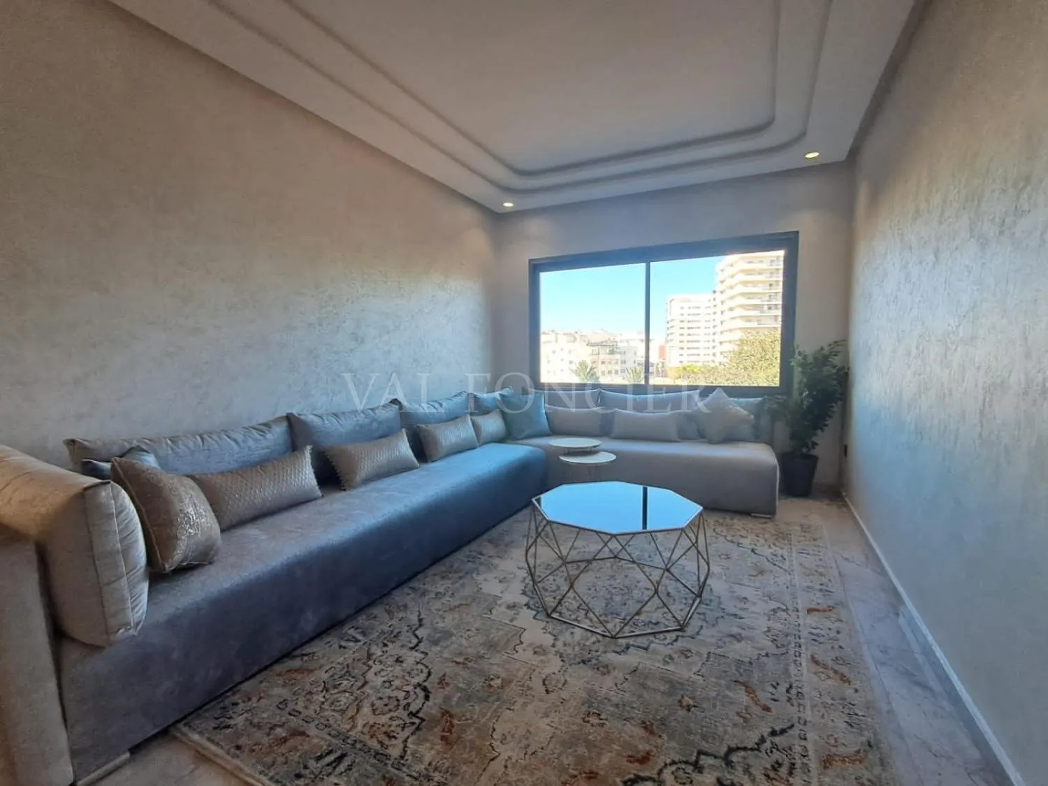Location appartement meublé 126m2 3chambres avec terrasse Palmier, Casablanca - الدار البيضاء (3)