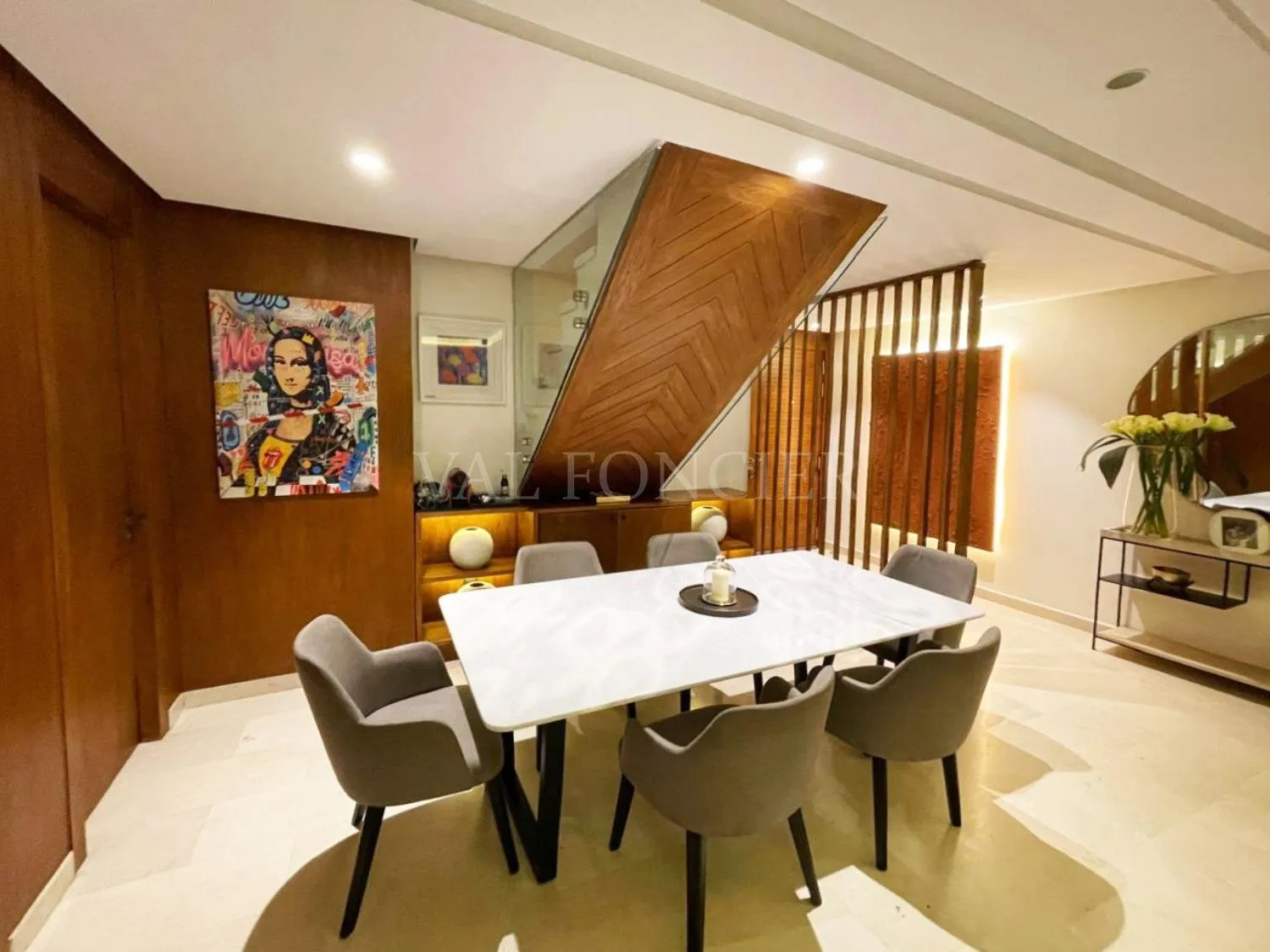 Location magnifique Duplex 3chambres meublé moderne à la Ferme Bretonne, Casablanca - الدار البيضاء (2)