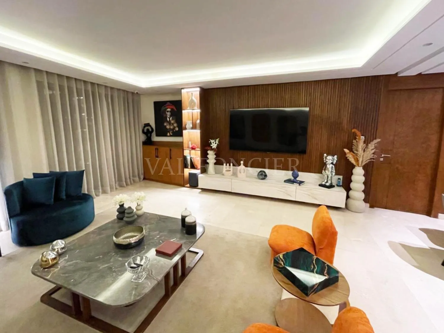 Location magnifique Duplex 3chambres meublé moderne à la Ferme Bretonne, Casablanca - الدار البيضاء (3)