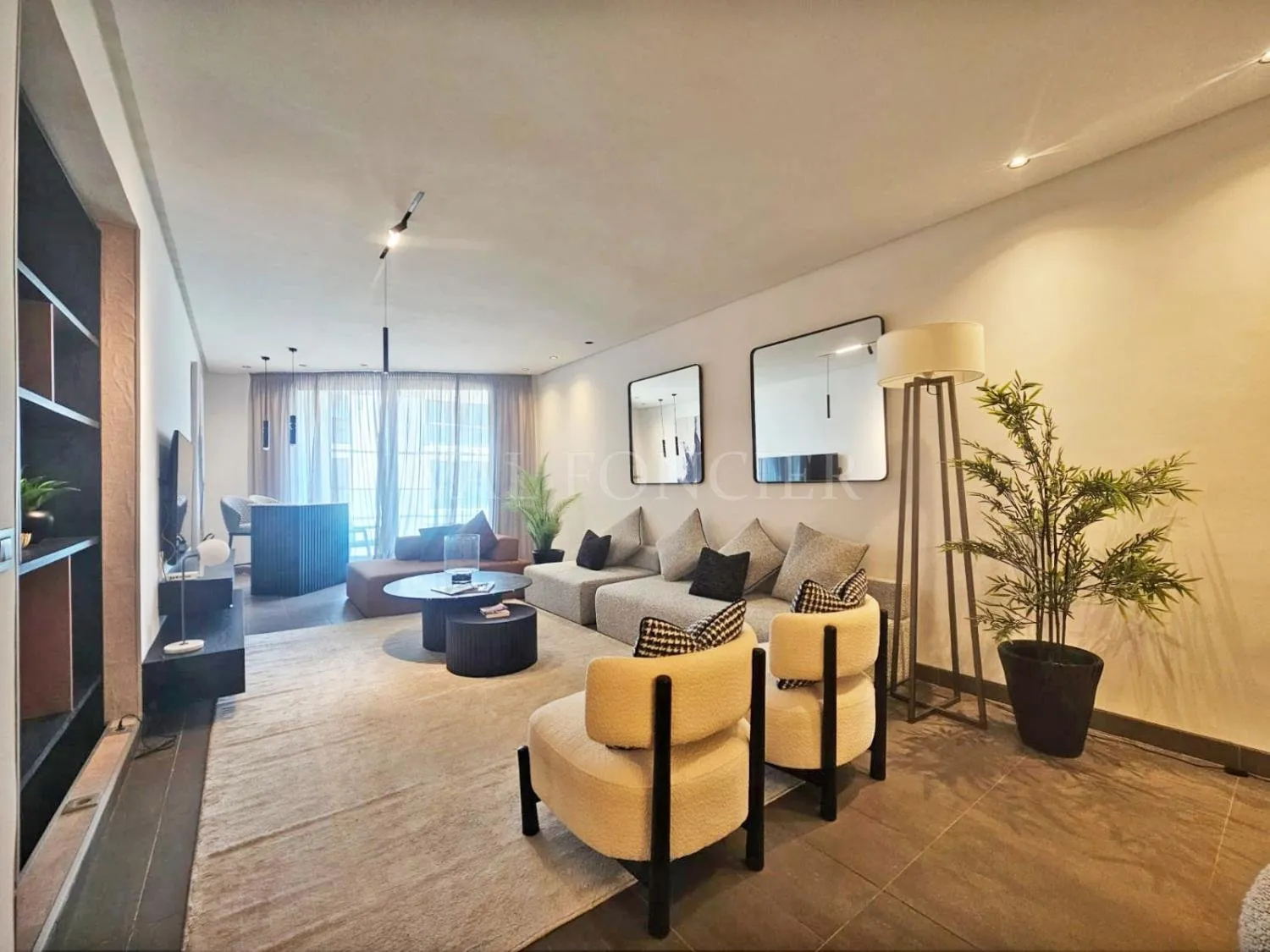 Location appartement meublé 2chambres Anfa Place Ain Diab, Casablanca - الدار البيضاء (2)