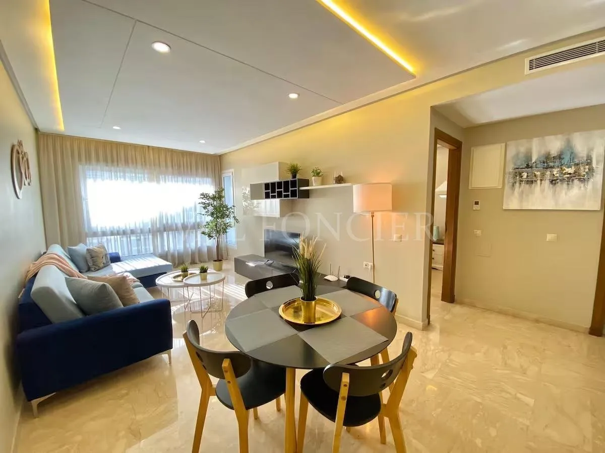 A louer superbe Studio meublé avec Terrasse Racine, Casablanca - الدار البيضاء (3)