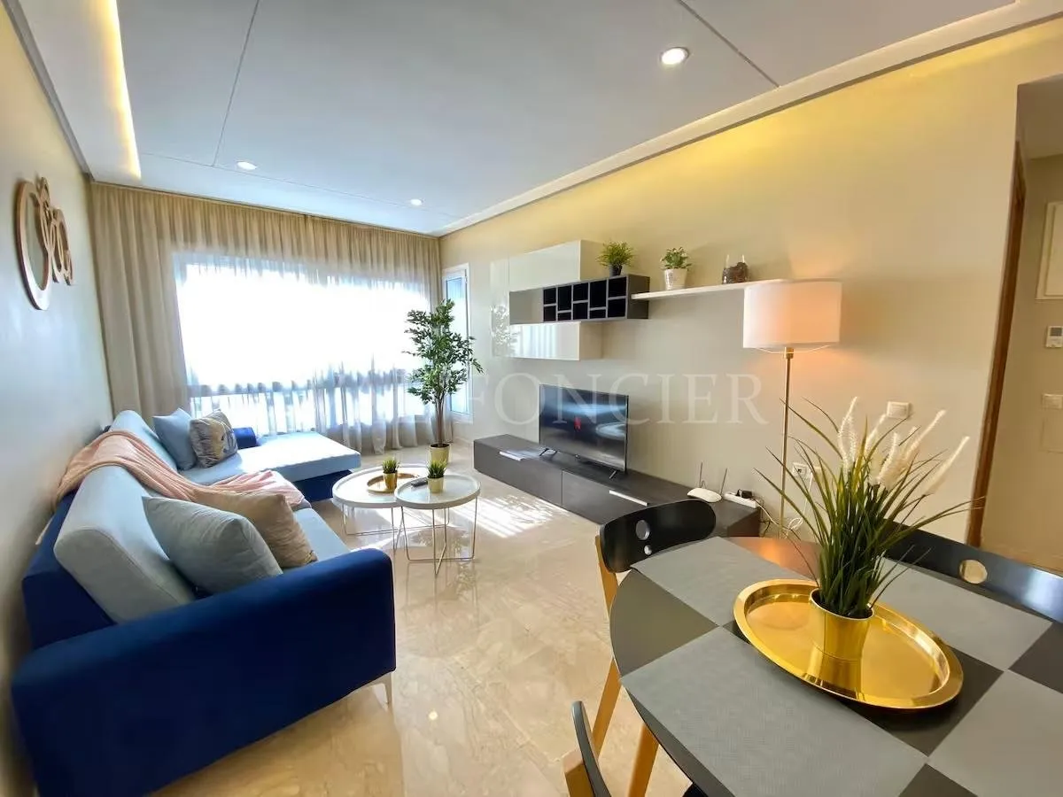 A louer superbe Studio meublé avec Terrasse Racine, Casablanca - الدار البيضاء (2)