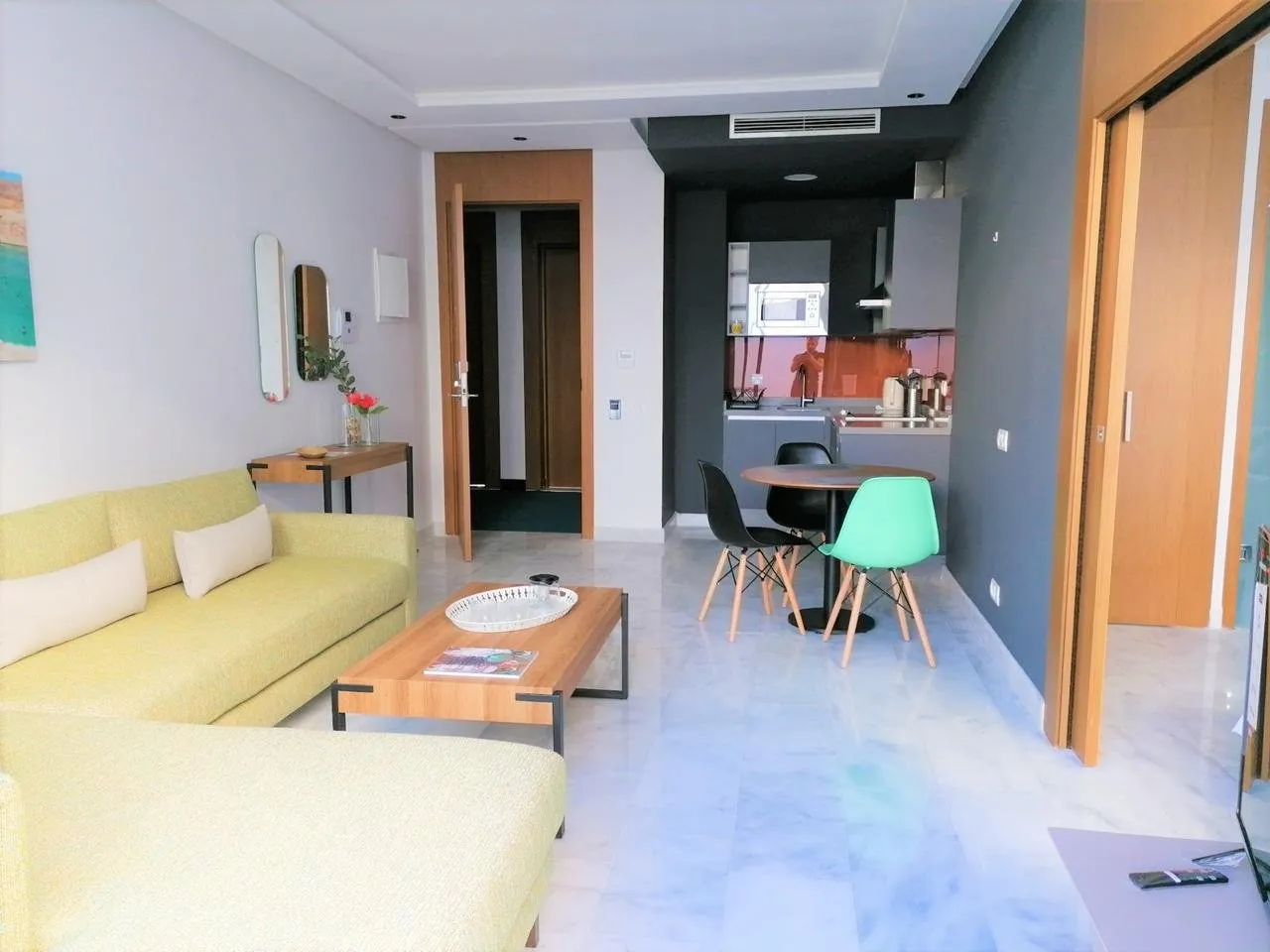 Studio meublé moderne et neuf à louer à la ferme bretonne - الدار البيضاء (3)