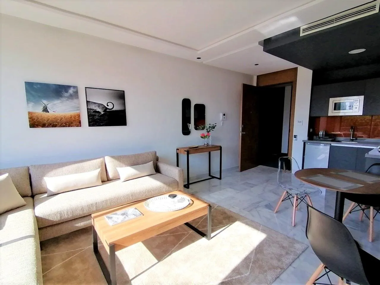 Studio meublé moderne et neuf à louer à la ferme bretonne - الدار البيضاء (2)