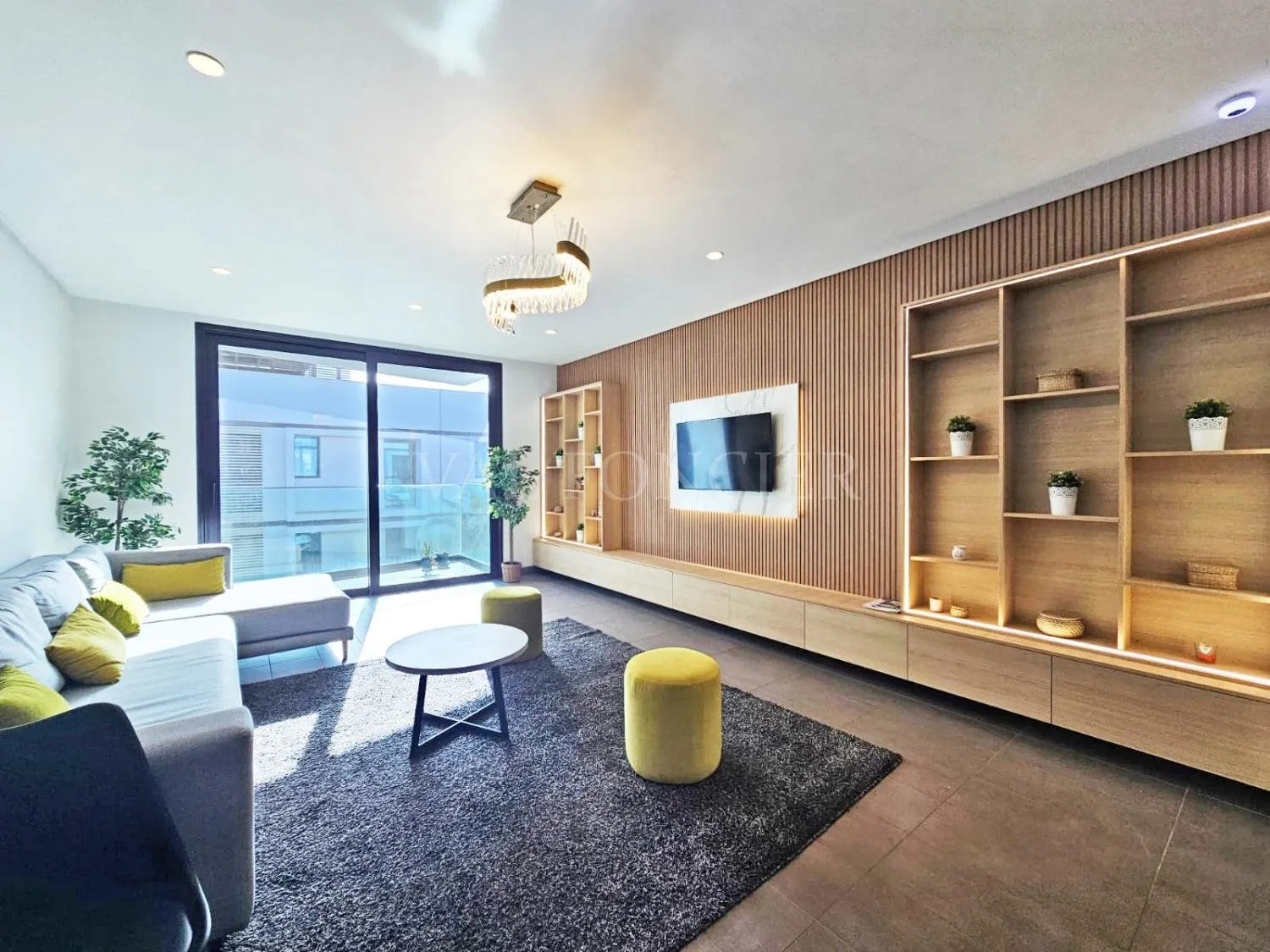 Location Appartement meublé 2chambres ensoleillé sans vis à vis Ain diab, Casablanca - الدار البيضاء