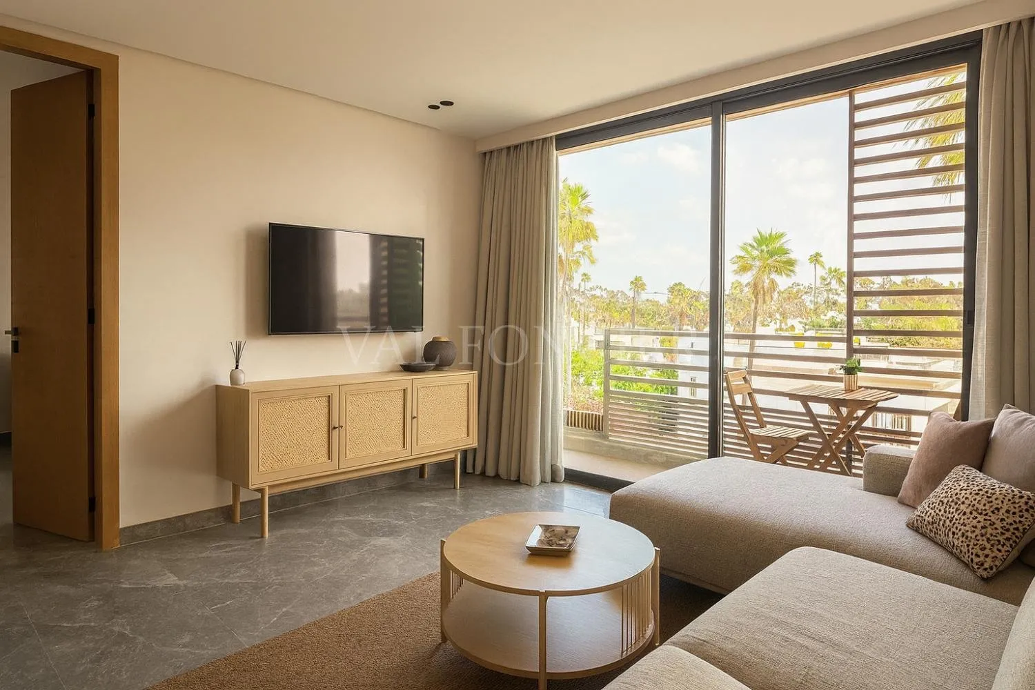 Location superbe studio meublé avec terrasse, piscine et accès à la mer Ain Diab, - الدار البيضاء (2)