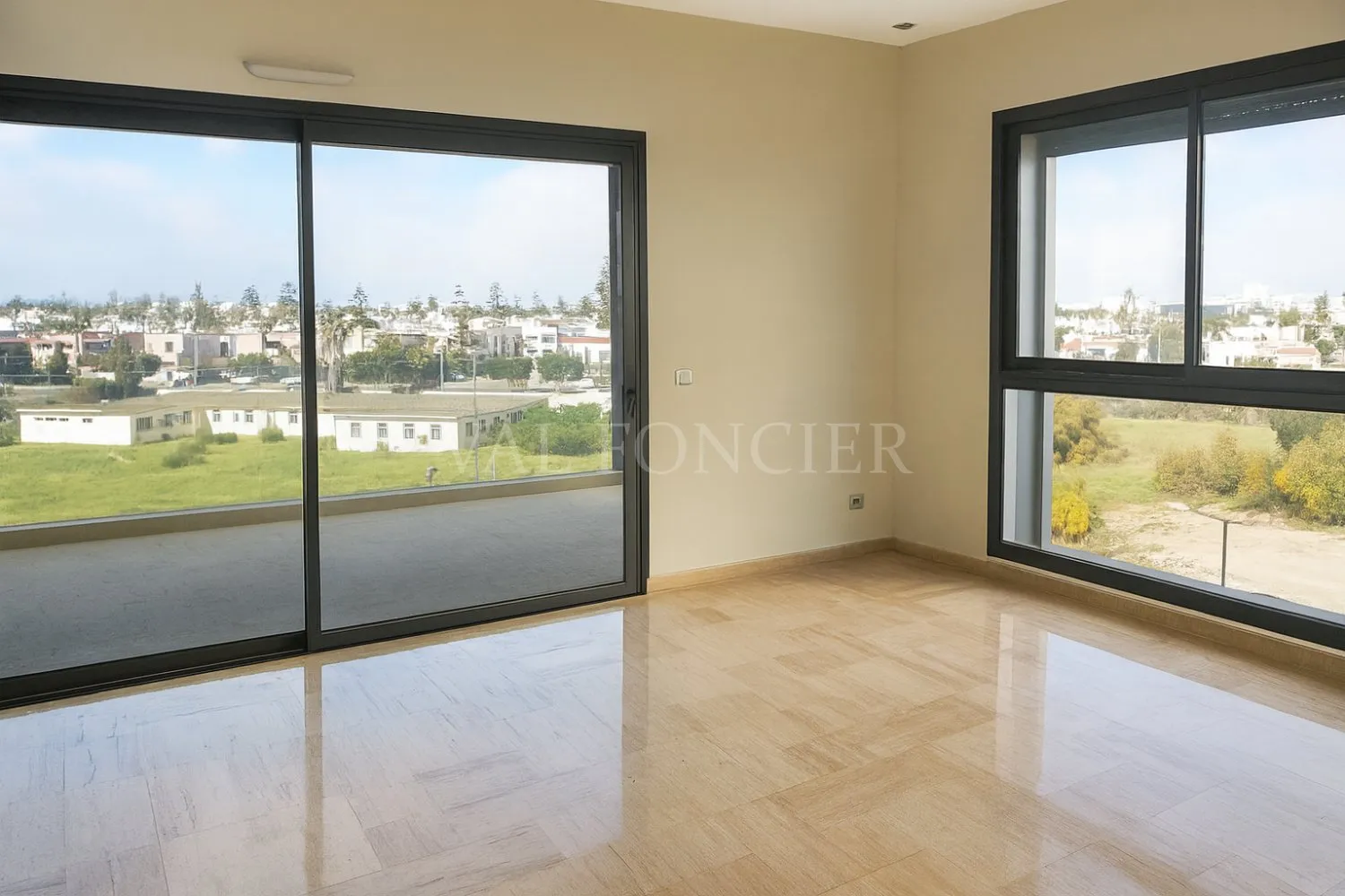 Location appartement 2 chambres avec grande terrasse à Casablanca Finance City - الدار البيضاء