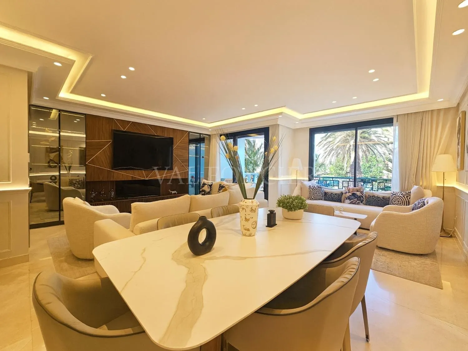Location appartement luxueux meublé moderne 210 m² à Ain Diab, Casablanca - الدار البيضاء (4)