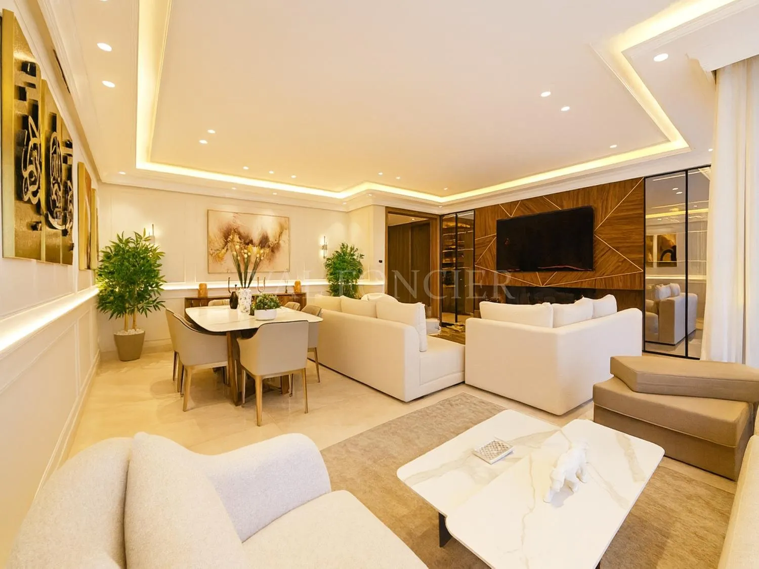 Location appartement luxueux meublé moderne 210 m² à Ain Diab, Casablanca - الدار البيضاء (2)