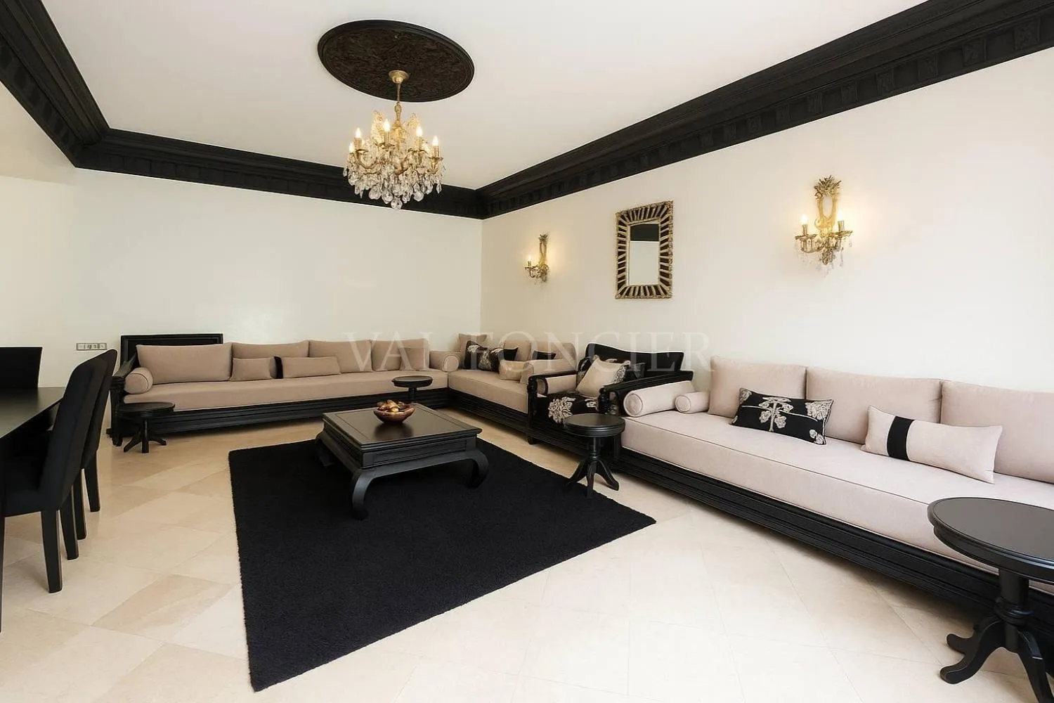 Location très belle villa meublée 3chambres avec piscine à Ain Diab, Casablanca - الدار البيضاء (4)