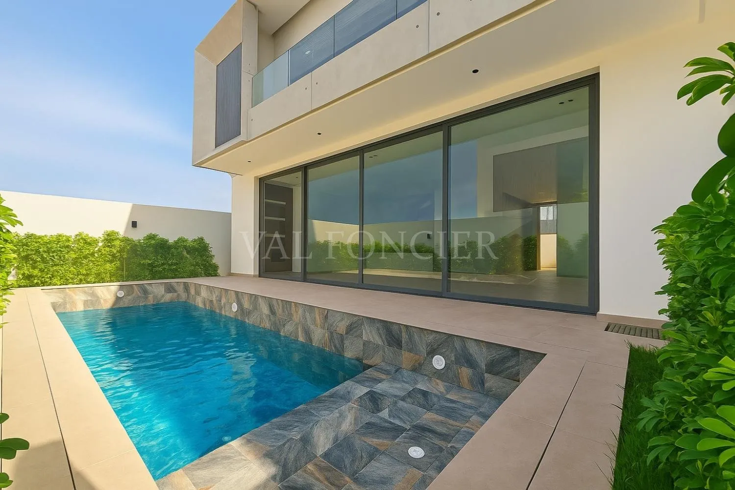Location villa neuve ultra moderne 4chambres avec piscine Ain Diab, Casablanca - الدار البيضاء
