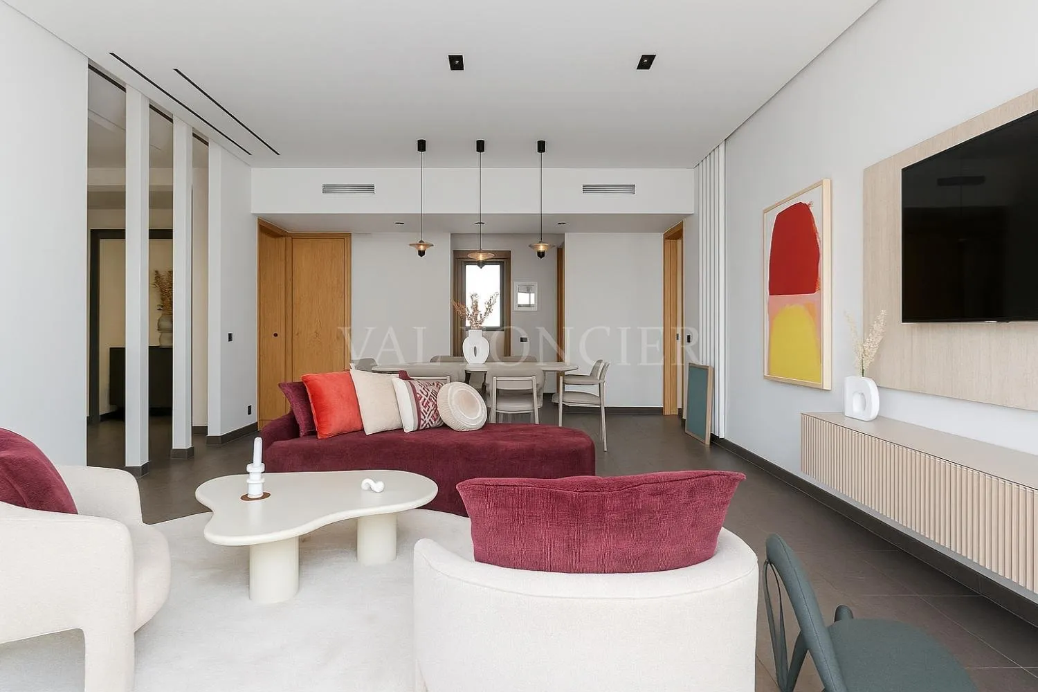 Location appartement 2chambres meublé moderne avec terrasse à Anfaplace, Ain Diab - الدار البيضاء (4)