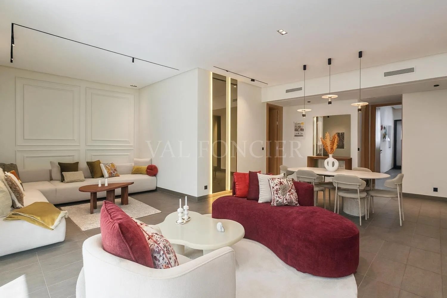 Location appartement 2chambres meublé moderne avec terrasse à Anfaplace, Ain Diab - الدار البيضاء (2)
