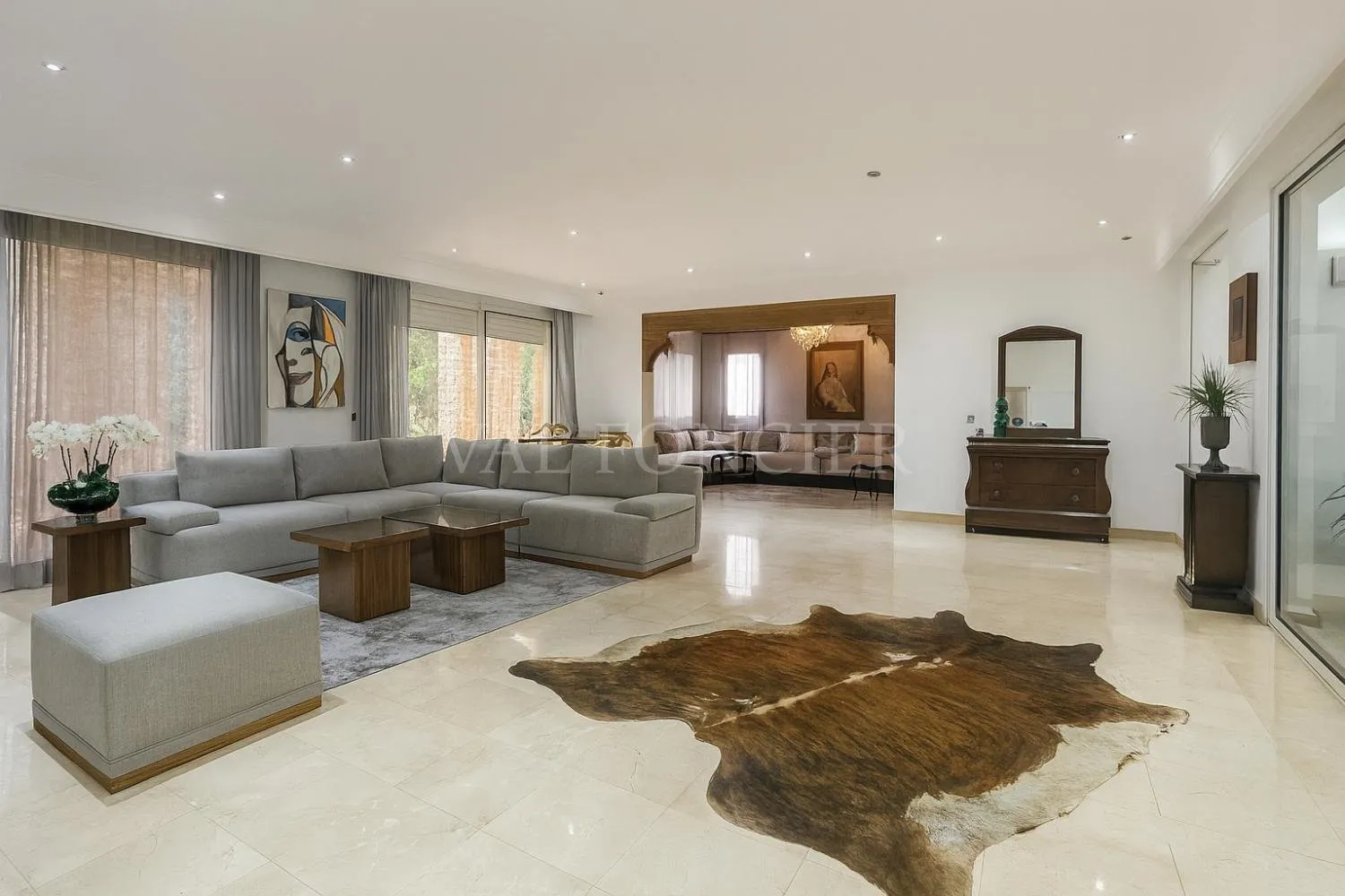 Location Villa d’exception 4chambres avec piscine  863m2 à Dar Bouazza - الدار البيضاء (4)