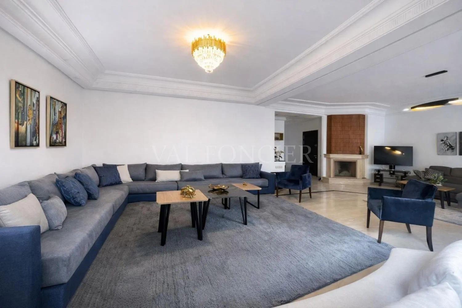 Location sublime appartement meublé 200m2 avec terrasse à Racine, Casablanca - الدار البيضاء (4)