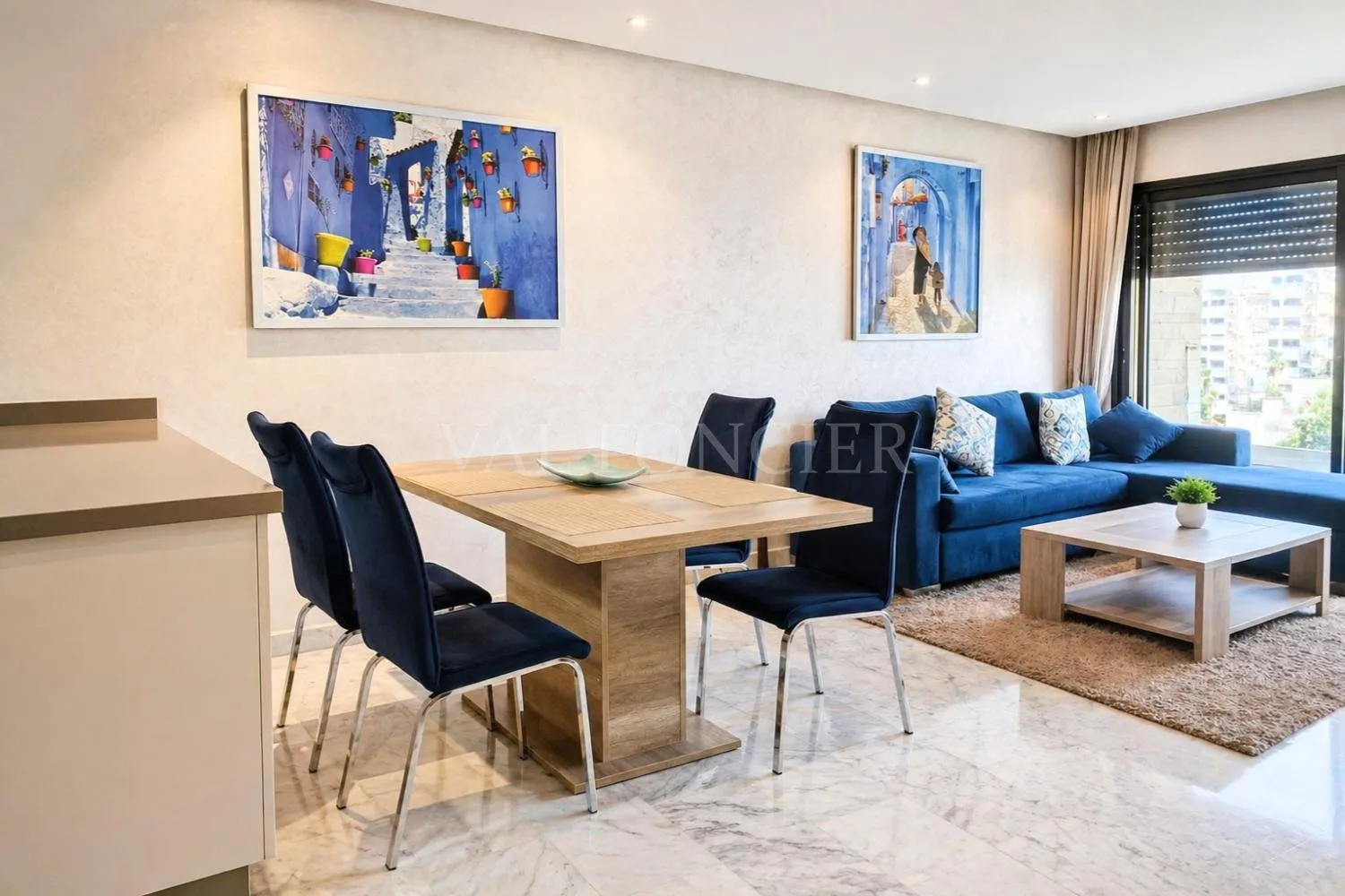 Location appartement meublé moderne 2chambres avec terrasse – Palmier, Casablanca - الدار البيضاء (4)