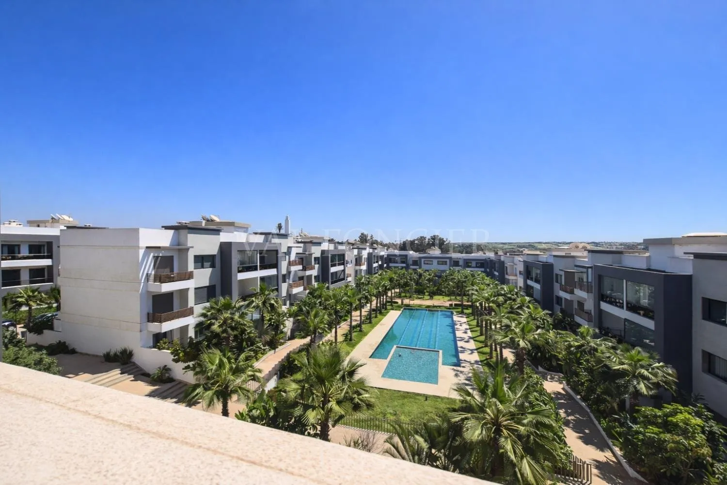 Appartement à louer Bouskoura Ville Verte 3chambres terrasse piscine résidence sécurisée - الدار البيضاء (2)