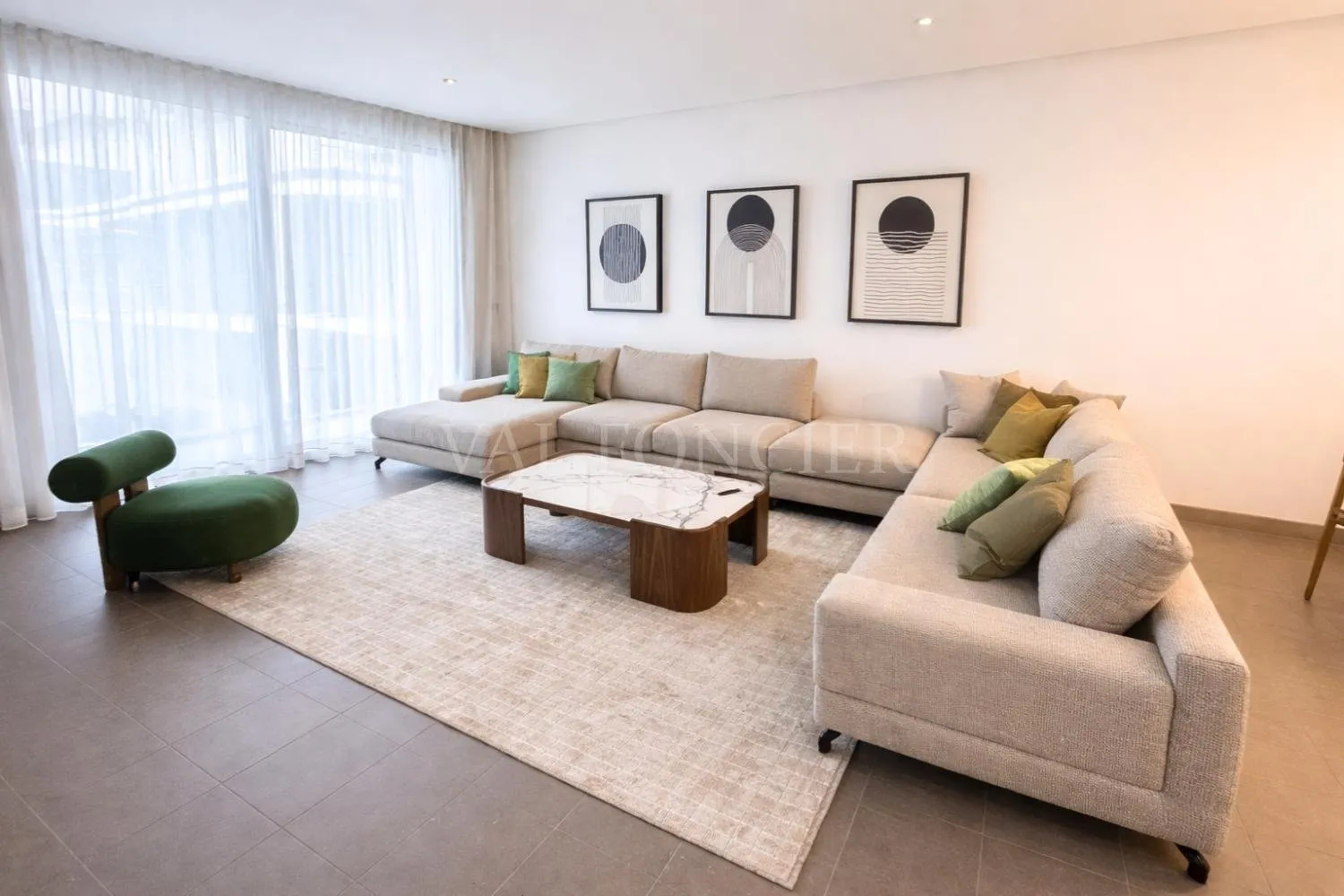 Location appartement de luxe 167m2 Vue Mer à Anfa Place, Ain Diab - الدار البيضاء (2)