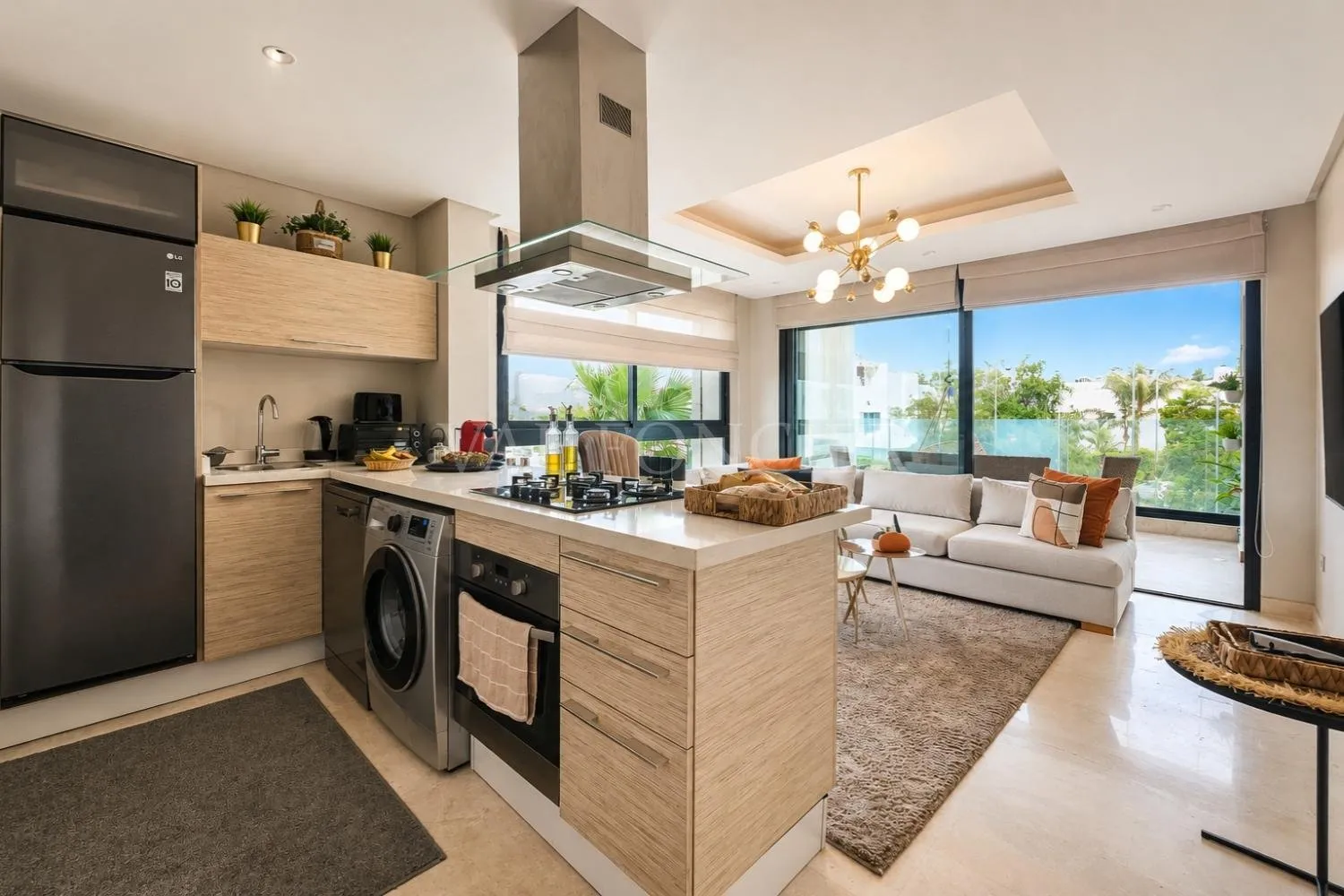 Location Appartement 1 Chambre Meublé Premium avec Vue Mer et Grande Terrasse – Ain Diab - الدار البيضاء (3)