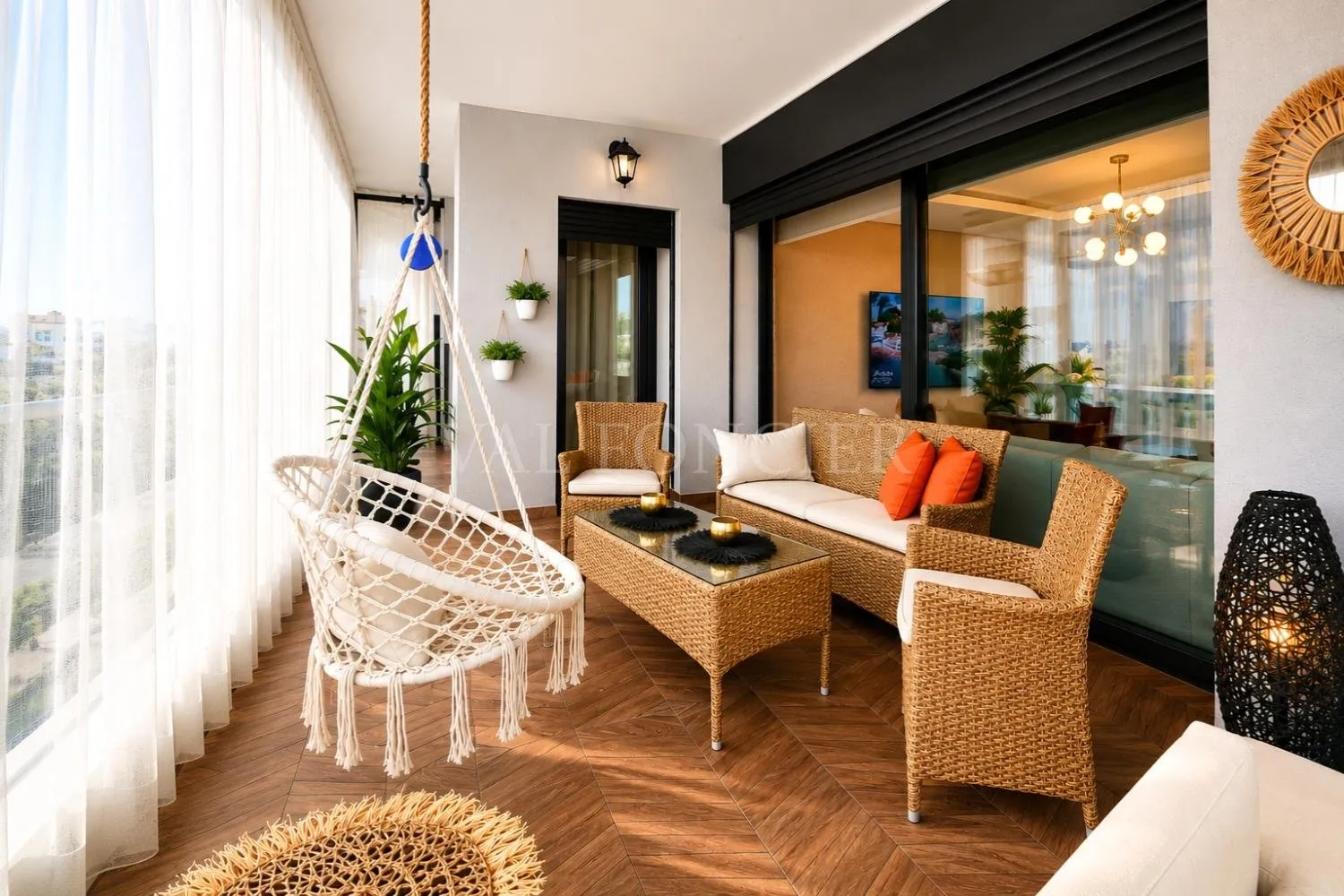 Location Appartement 1 Chambre Meublé Premium avec Vue Mer et Grande Terrasse – Ain Diab - الدار البيضاء (2)