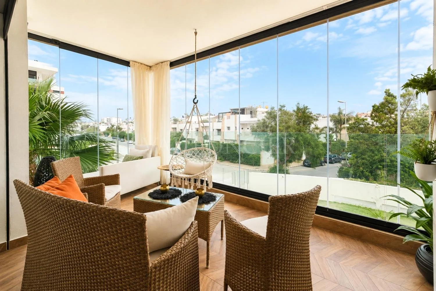Location Appartement 1 Chambre Meublé Premium avec Vue Mer et Grande Terrasse – Ain Diab - الدار البيضاء