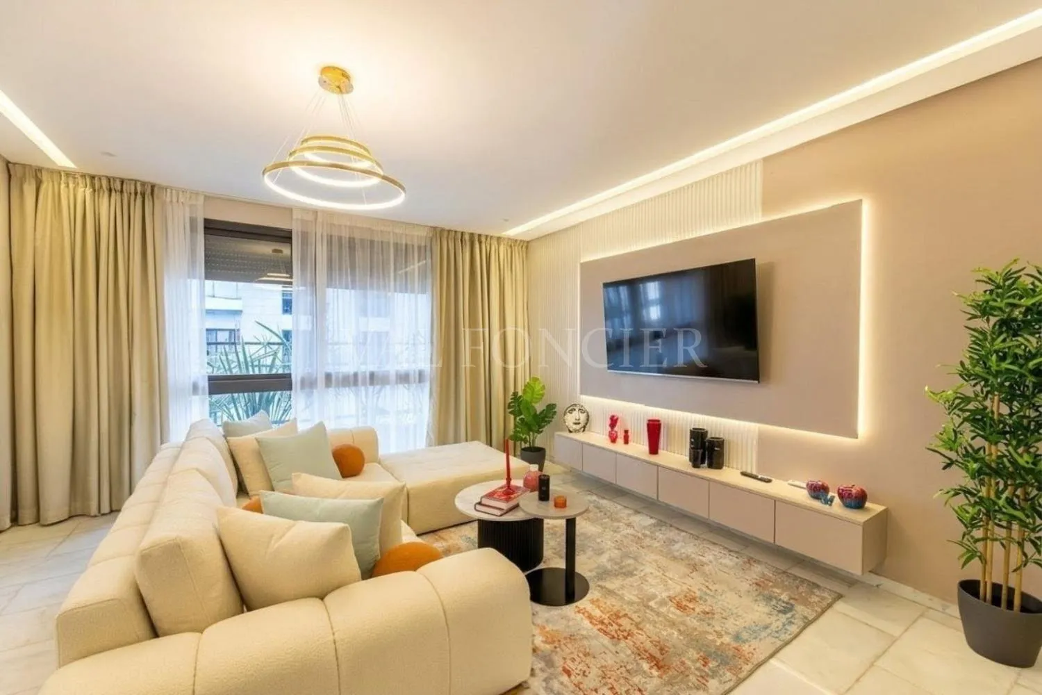 Location Superbe appartement Meublé 98m2 CFC, Casablanca - الدار البيضاء (2)