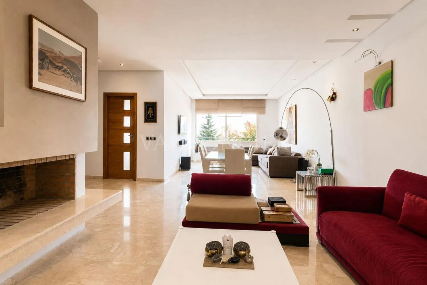 Location Superbe Appartement Meublé 3Chambres avec terrasse Ain Diab, Casablanca - الدار البيضاء