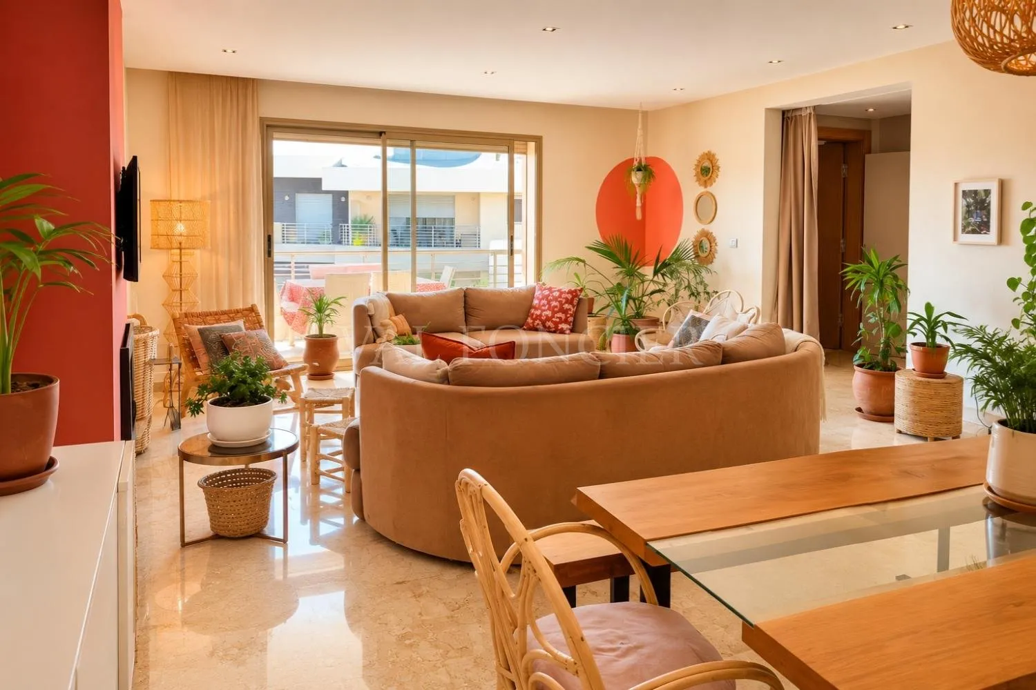 Location Duplex 5 Chambres avec Terrasse, Bouskoura - الدار البيضاء (3)