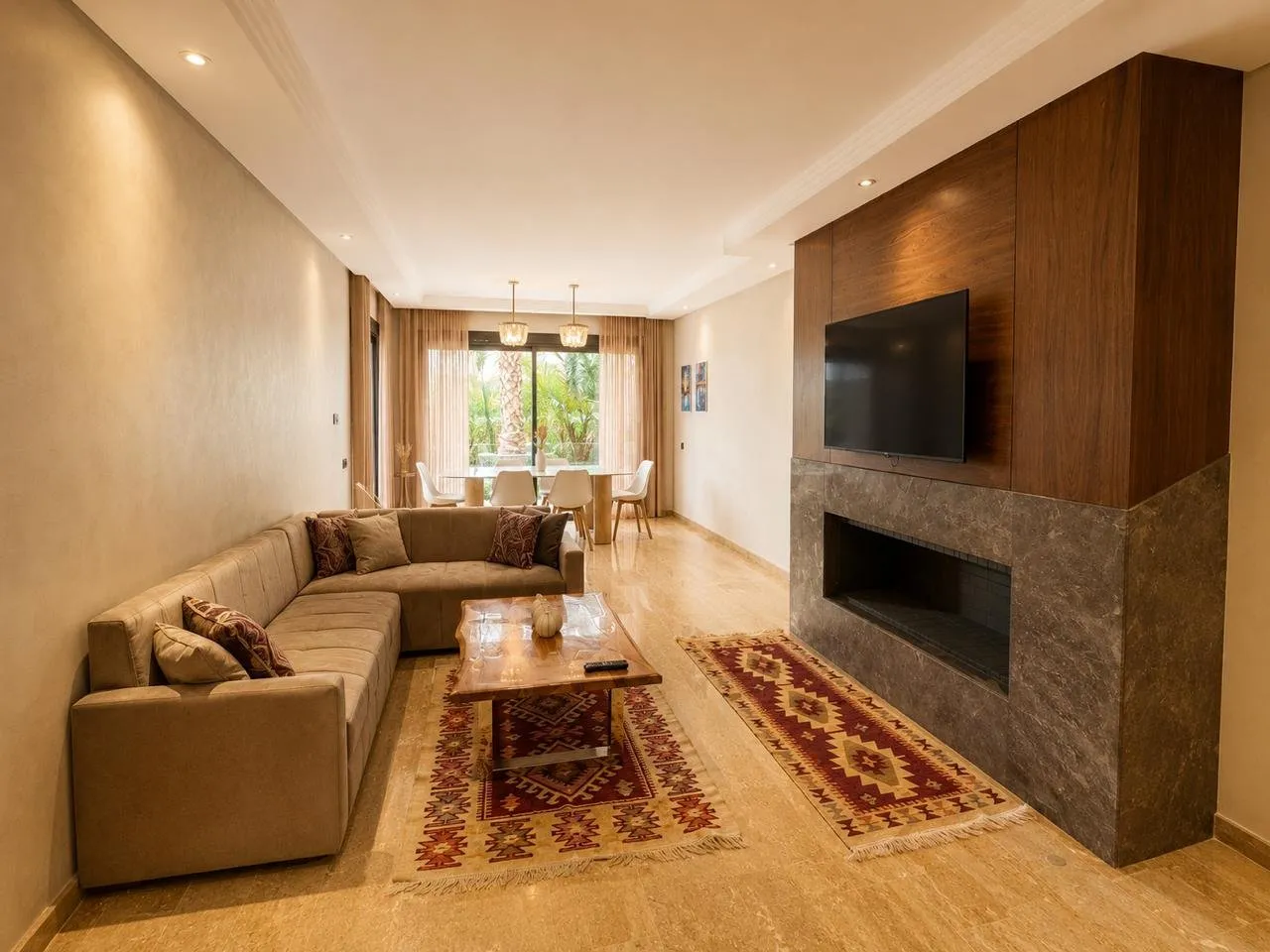 TAMARIS –Location Superbe Appt neuf meublé 3CH - دار بوعزة (3)
