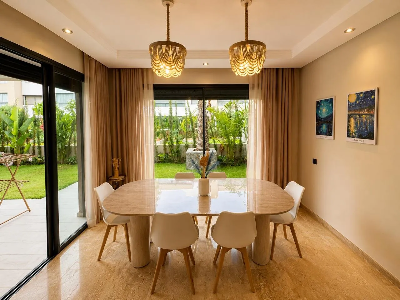 TAMARIS –Location Superbe Appt neuf meublé 3CH - دار بوعزة (2)