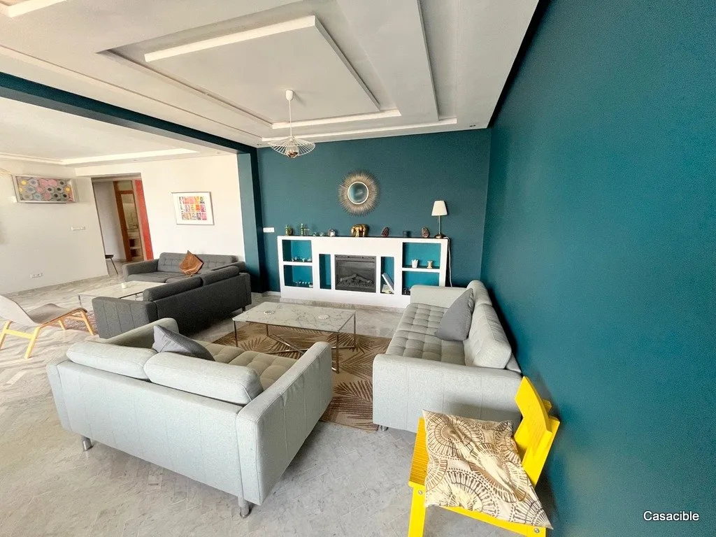 Boulevard Anfa: Location appartement meublé, 3 chambres, 3 balcons. - الدار البيضاء