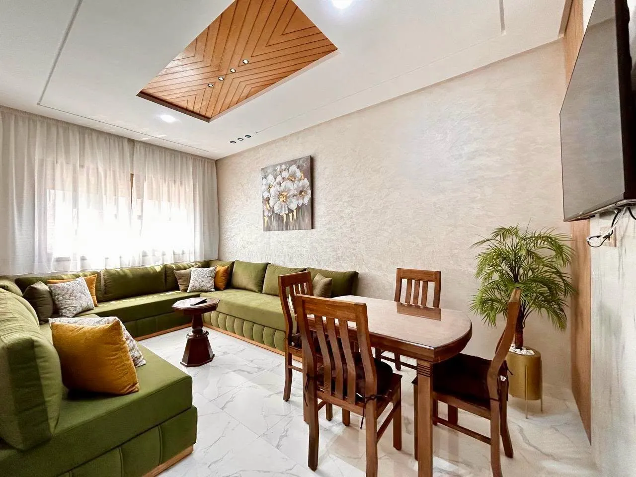 Studio meublé 50m² Dar Bouazza 6000 dh - الدار البيضاء