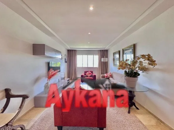 Location Appartement meublé à Rabat Jnane souissi - الرباط