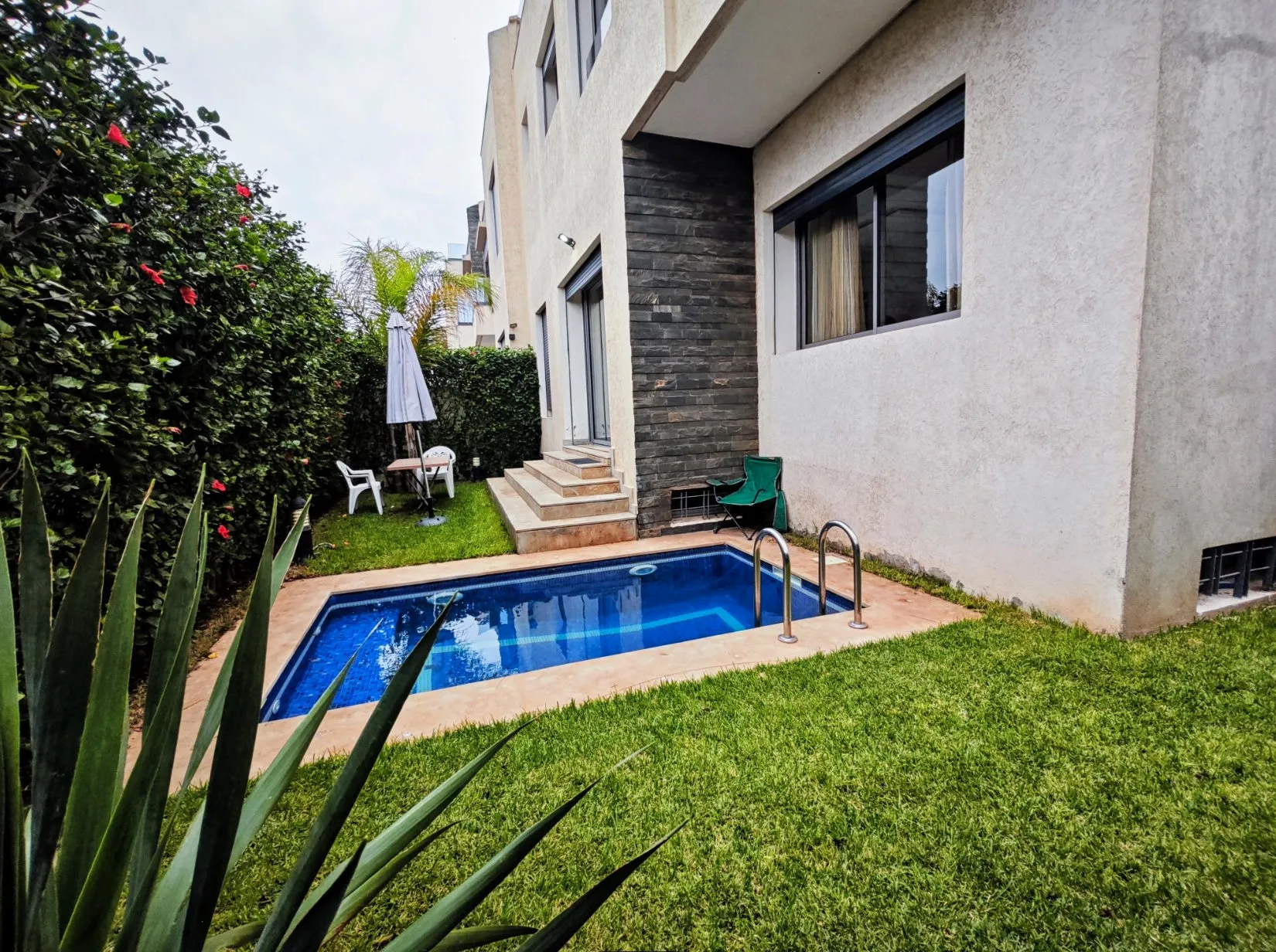 Superbe Villa Meublée avec Piscine, Hammam Rooftop - دار بوعزة