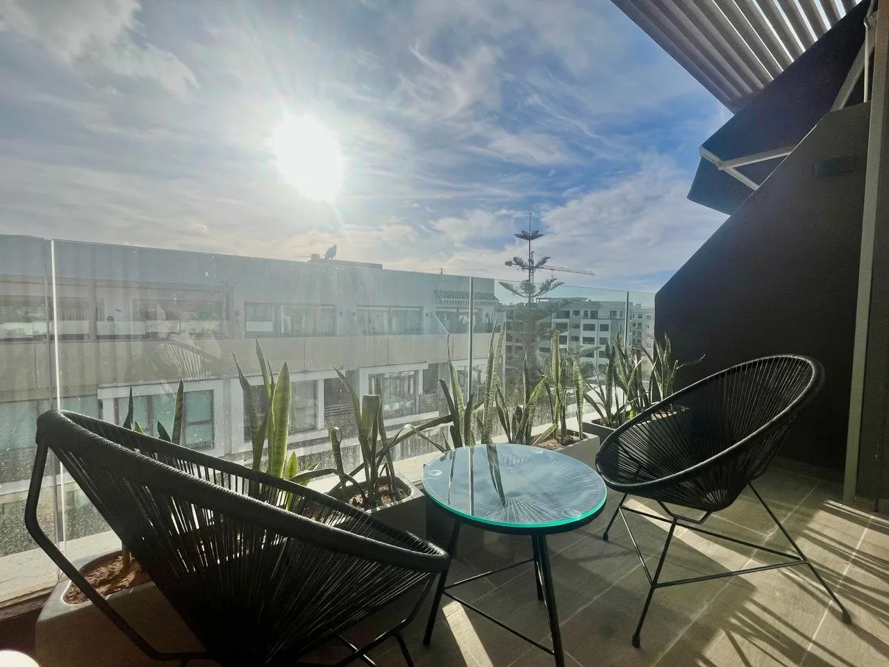 Les Princesses – Superbe studio meublé avec terrasse 1 CH - الدار البيضاء
