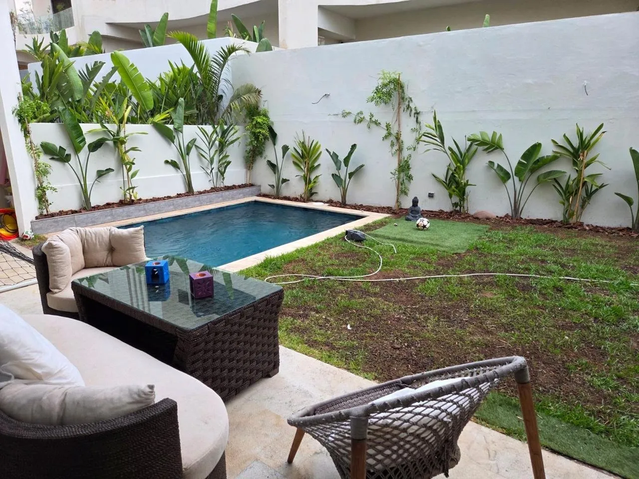 DAR BOUAZZA –  VILLA à louer meublée 3 CH - دار بوعزة