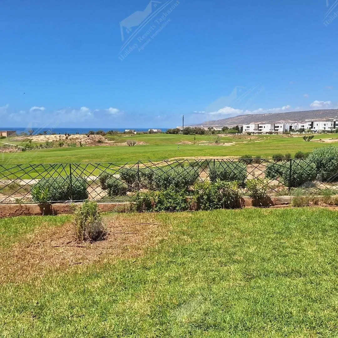 APPARTEMENT VUE GOLF ET MER A LOUER RÉSIDENCE TAOUIRT TAGHAZOUT BAY - تغازوت