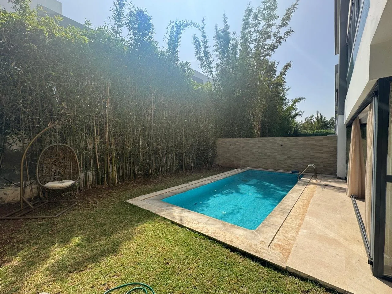 Dar Bouazza – Location Appartement meublé + piscine privative 2CH - دار بوعزة (2)